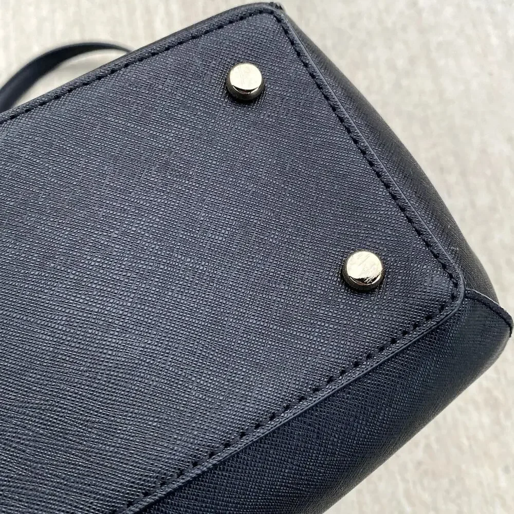 Kate Spade New York Cedar Street Leather Elissa Shoulder Tote Bag Black Small - Picture 13 of 16